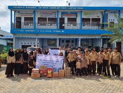 Peringati 130 Tahun BRI, Kanca Bandar Jaya Serahkan Bantuan Sembako ke Empat Lembaga Sosial