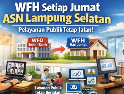 Terapkan Kerja Sistem WFH, ! Pemkab Lampung Selatan Pastikan Layanan ke Warga Tetap Maksimal