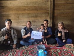 YBM BRILiaN Salurkan Bantuan Pengobatan untuk Balita Penderita Jantung Bocor di Kelumbayan Barat
