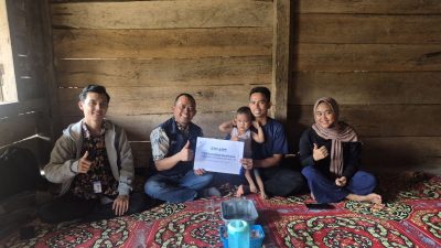 YBM BRILiaN Salurkan Bantuan Pengobatan untuk Balita Penderita Jantung Bocor di Kelumbayan Barat