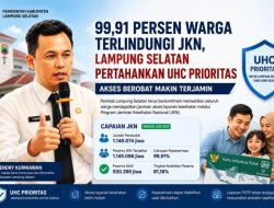 Cakupan JKN Lampung Selatan Capai 99,91 Persen, UHC Prioritas Dipastikan Berlanjut